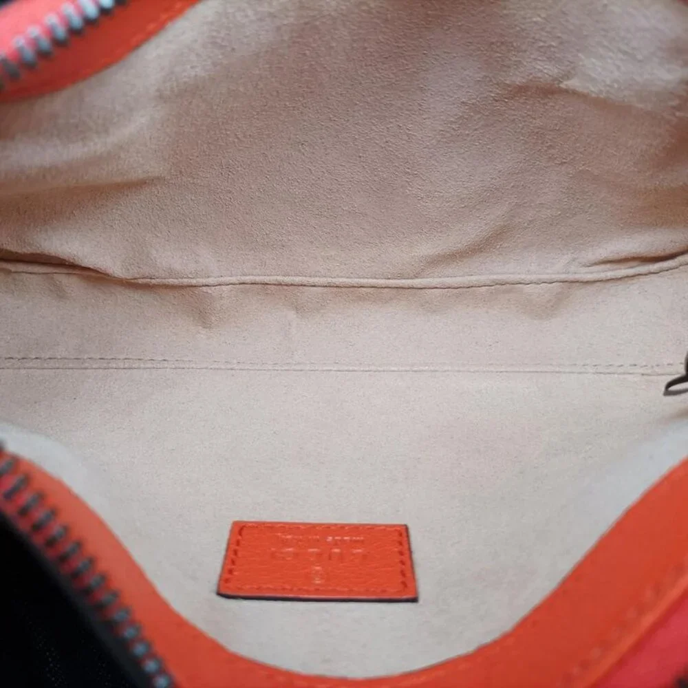 Gucci Aphrodite Orange Leather Shoulder Bag - Picture 6 of 10